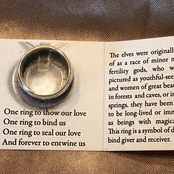 St Justin Elvish love Ring - Picture 5 of 5